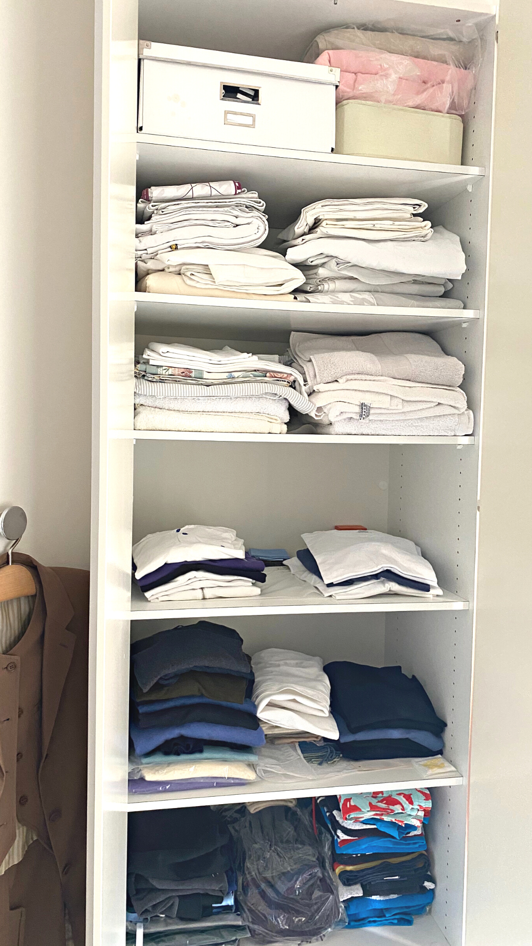 astuces rangement linge de lit