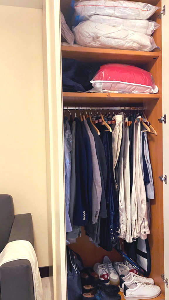 organisation dressing avant après