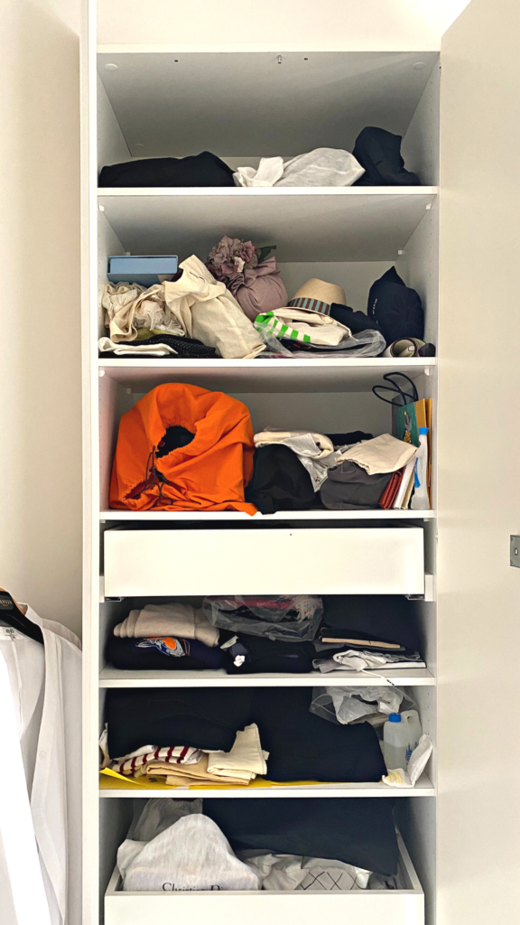 rangement du dressing
