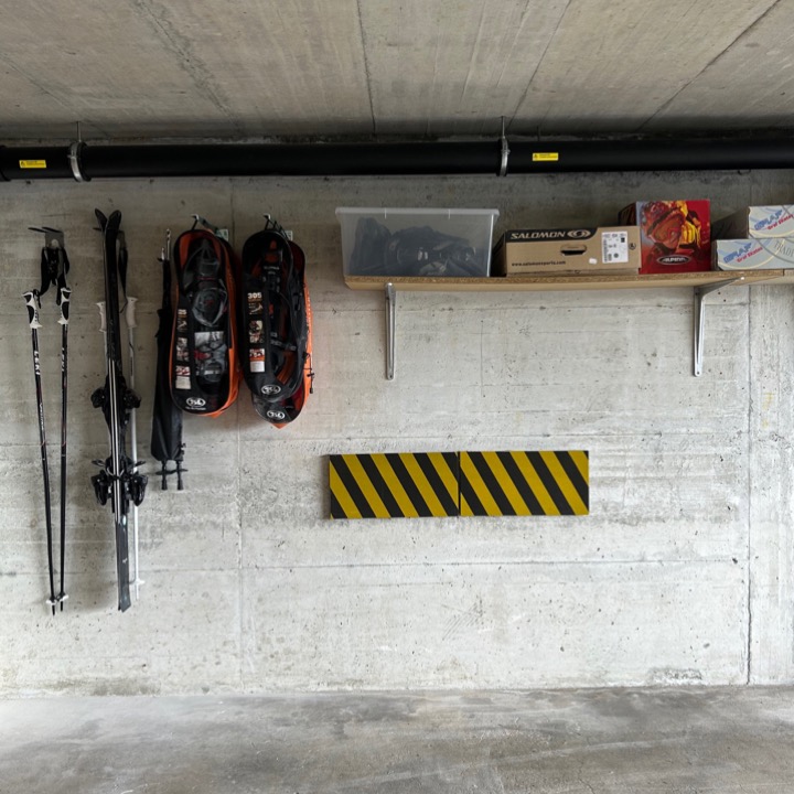 rangement équipement sport garage
