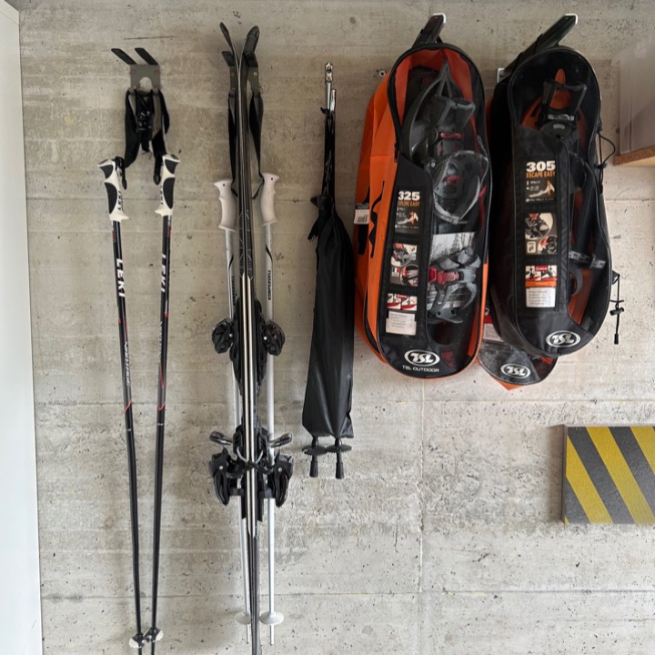 rangement équipement sport garage